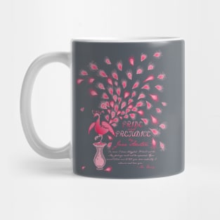 Paisley Peacock Pride and Prejudice: Girly Mug